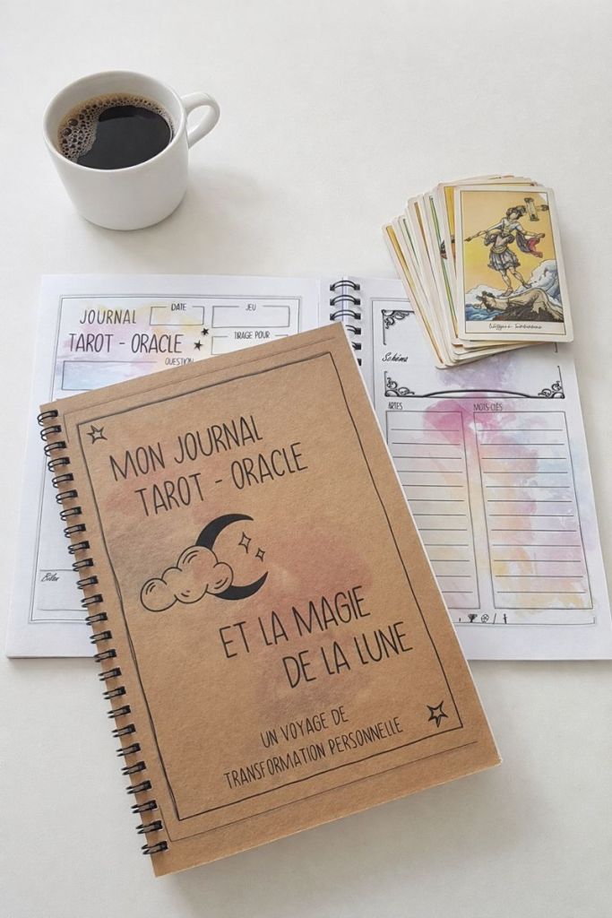 journal tarot pour le tirage des cartes